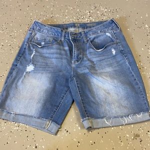 Denim Bermuda Shorts